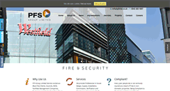 Desktop Screenshot of premierfiresystems.co.uk